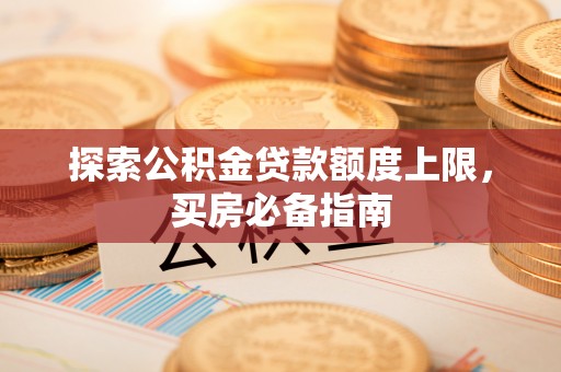 扶沟探索公积金贷款额度上限，买房必备指南